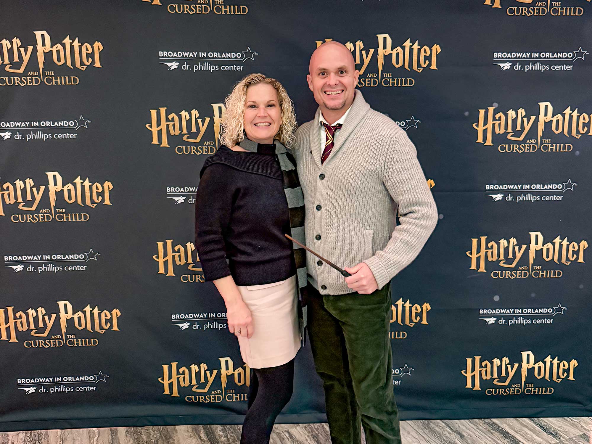 Dave and Amy Vanz at Harry Potter and the Cursed Child - Orlando