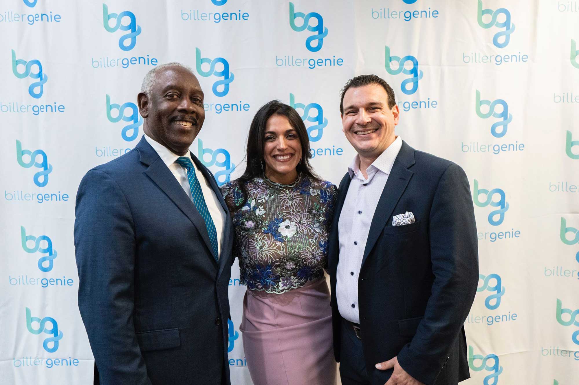 Left to right, Mayor Jerry Demings, Garima Shah, Thomas Aronica