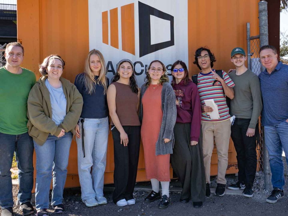 FIEA students at Interstruct ArtCube Orlando