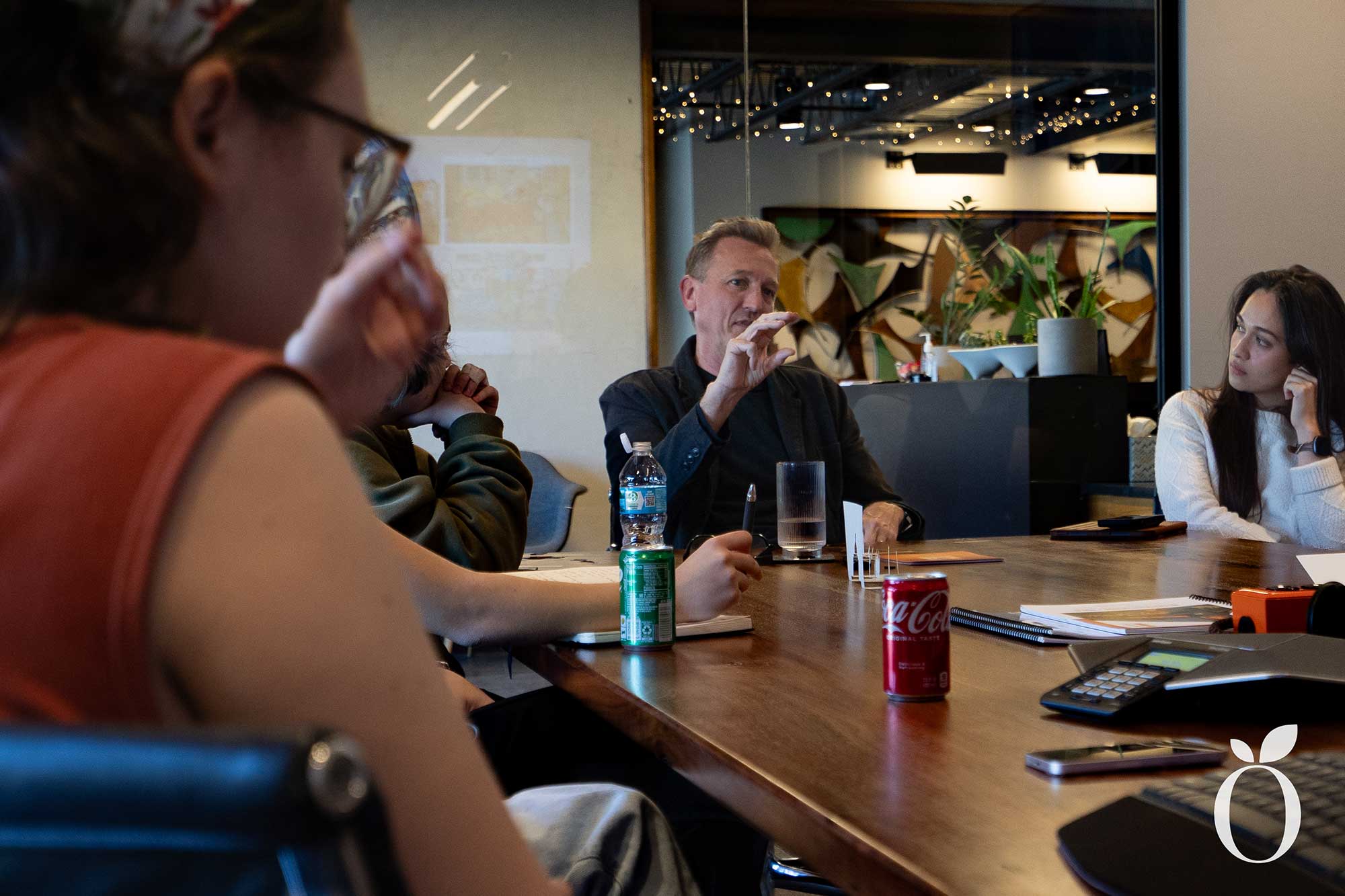 Ryan Young, CEO of Interstruct Orlando talking to FIEA students