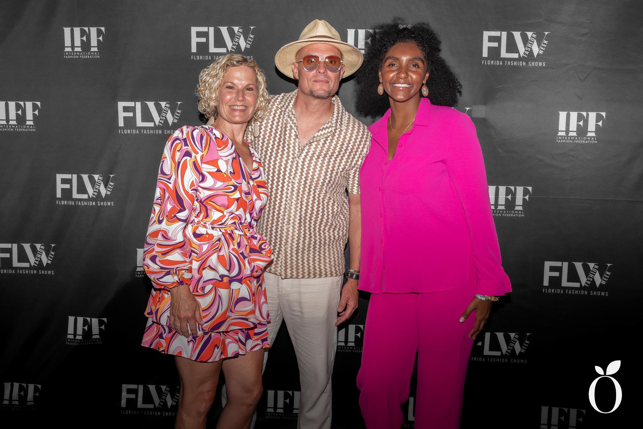 Amy Vanz, Dave Vanz and Sade Teel at Florida Fashion Shows Swim Week
