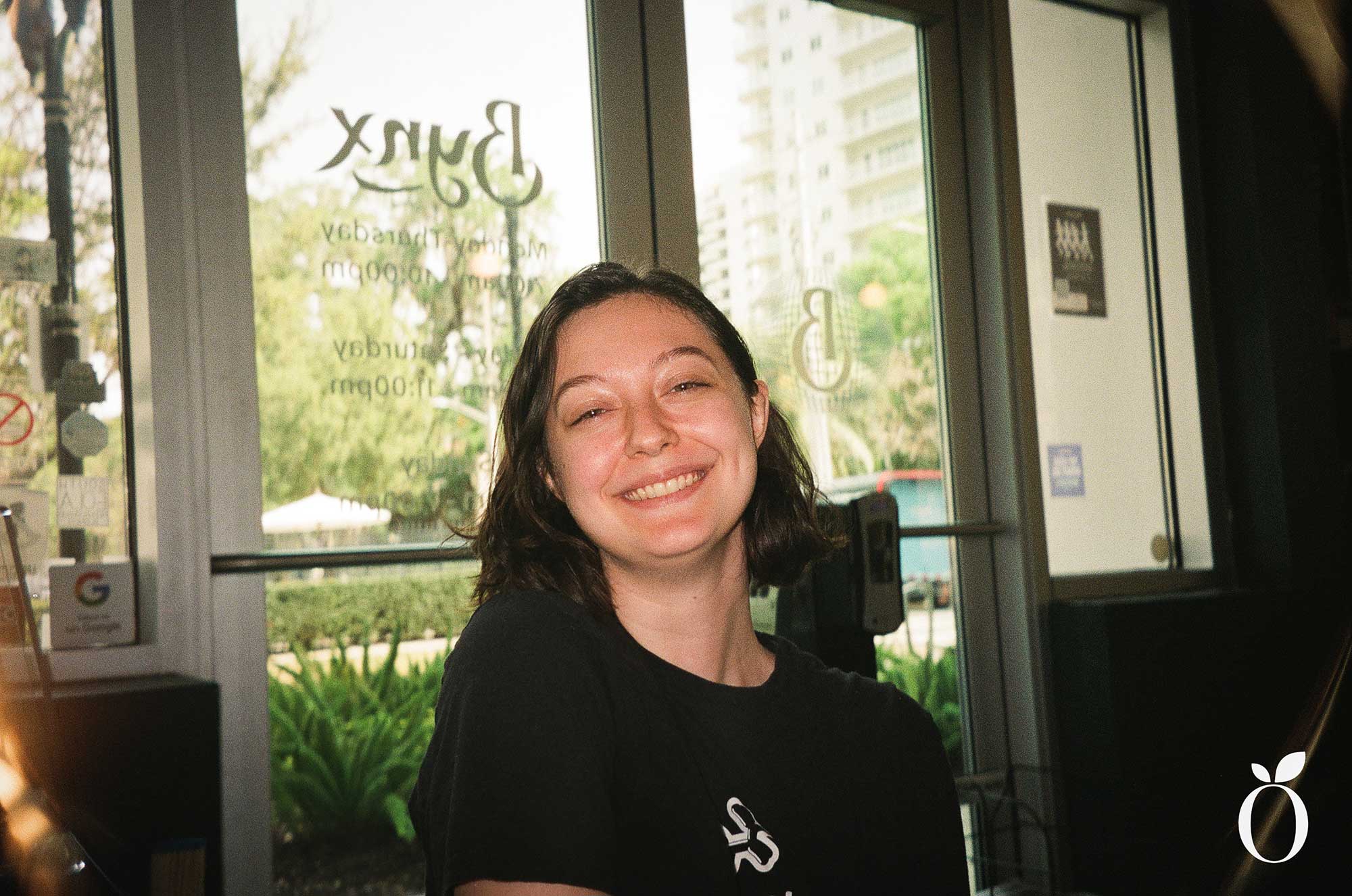 Hayden at Bynx Coffee in Orlando