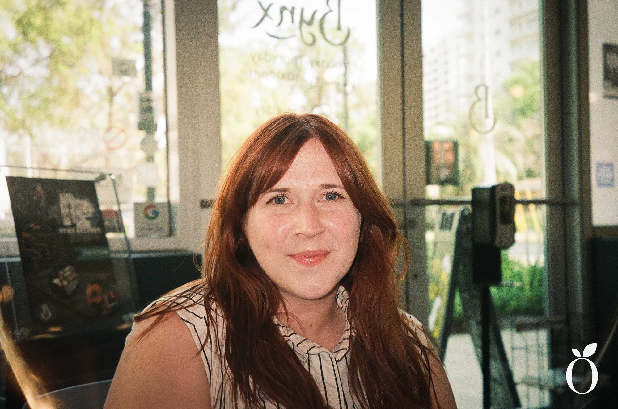 Megan Reid at Bynx Coffee in Orlando