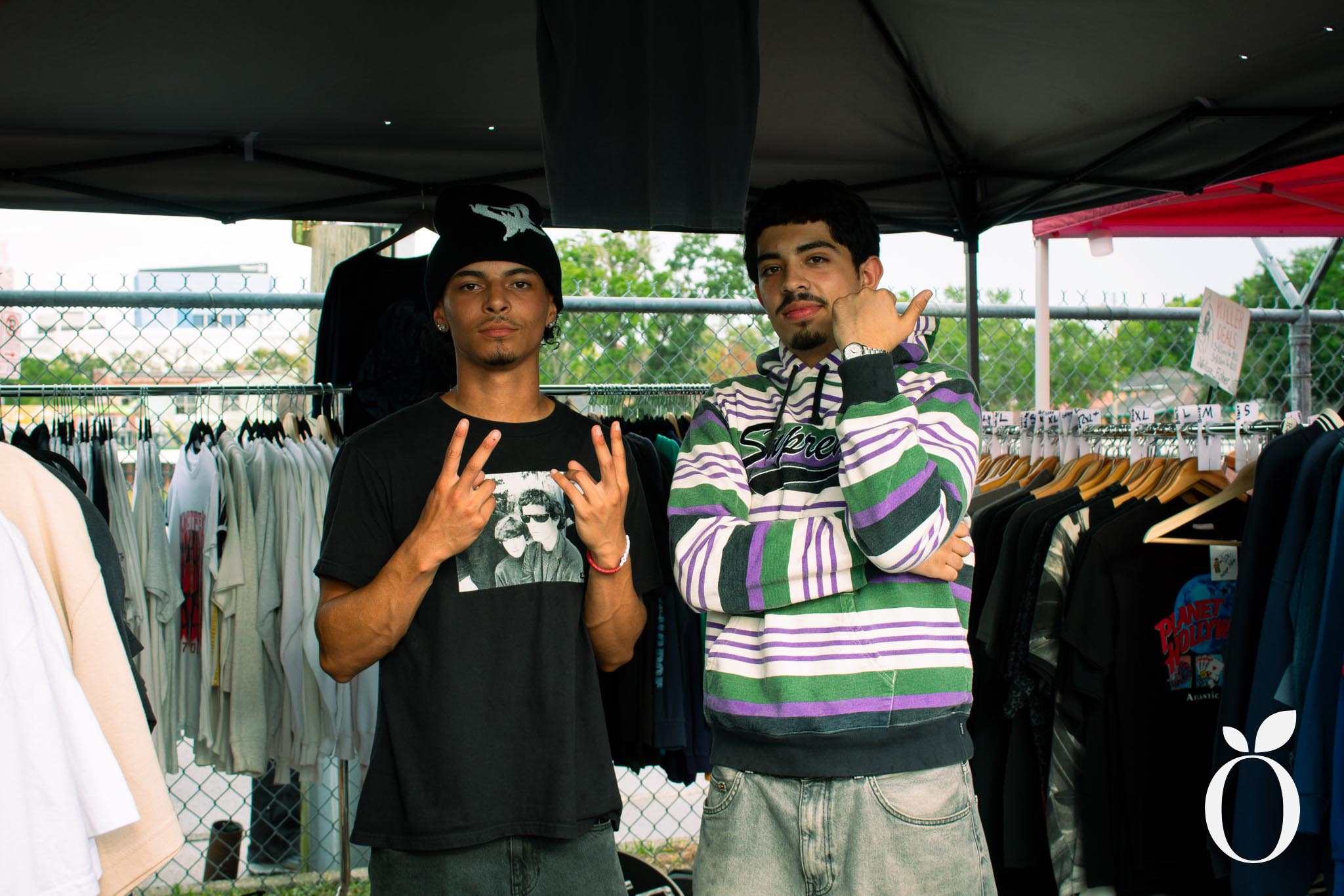 Gio Sharpe and Adrian Hernandez at CITRUSMRKET in Orlando