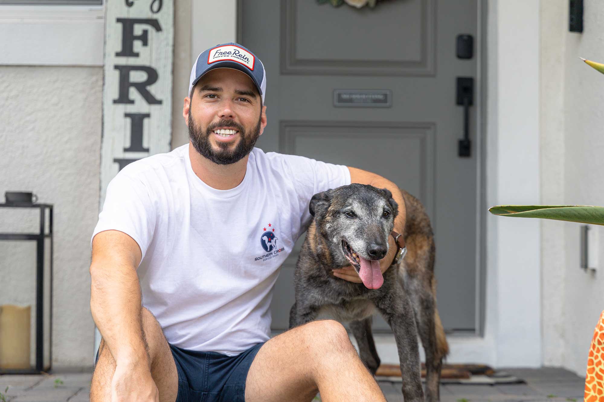Brandon Marquez and Szymanzki from Southern Cross Service Dogs